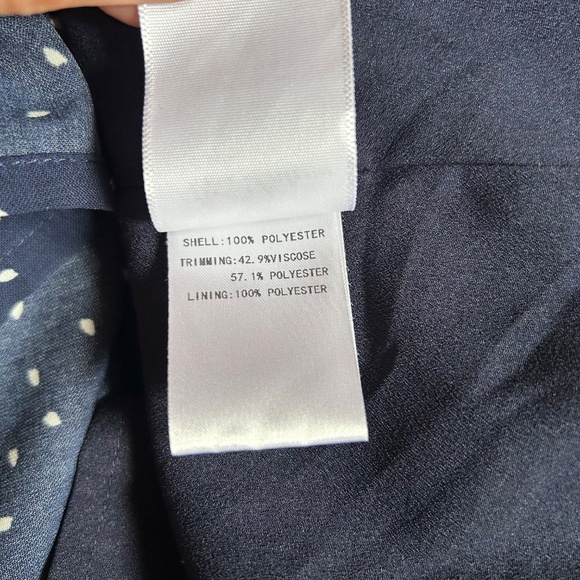 Miss Patina Dress London Bowie Cat Ziggy Stardust Navy Women's Size Large - Picture 3 of 9